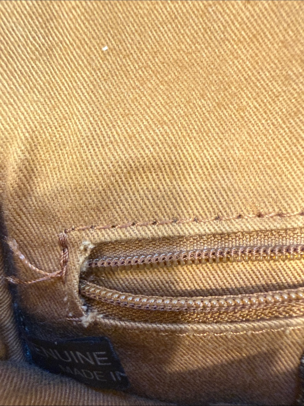 Fossil Brown Leather Crossbody with Multicolor Bead Accents - Picture 10 of 11